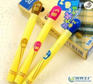 韓國文具 可愛短款火柴頭中性筆 學習用品 黑 0.38 粗款_辦公.文教_世界工廠網(wǎng)中國產(chǎn)品信息庫